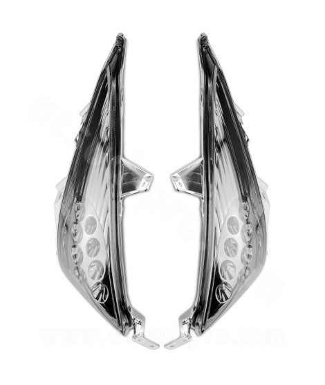 CLIGNOTANT AVANT A LED RB MAX ADAPT. YAMAHA TMAX 500 2008-11 HOMOLOGUE FUME (LA PAIRE)