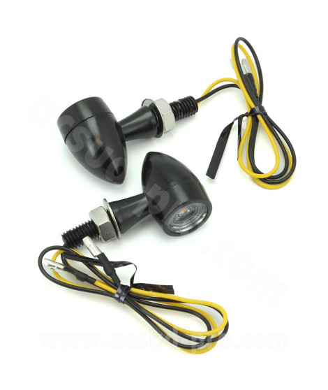 CLIGNOTANT HOMOLOGUE OPM ROCKY A LEDS NOIR (LA PAIRE)