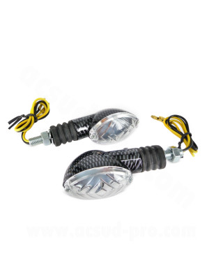 CLIGNOTANT TNT OVALIA CARBONE / BLANC 21/10W 1909 (LA PAIRE) *