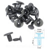 CLIPS DE CARROSSERIE MOTO / MAXISCOOTER (15 X 11 X 11 X 6)  MODELE B  (SACHET DE 10 PIECES)