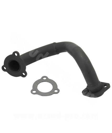 COLLECTEUR D'ECHAPPEMENT ADAPT. DERBI SENDA 2000 DRD. X-TREM .BLACK