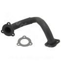 COLLECTEUR D'ECHAPPEMENT ADAPT. DERBI SENDA 2000 DRD. X-TREM .BLACK