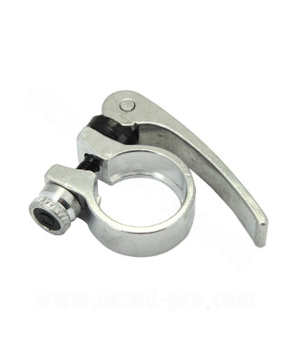 COLLIER DE TIGE SELLE VELO A BLOCAGE RAPIDE ALU Ø28.6