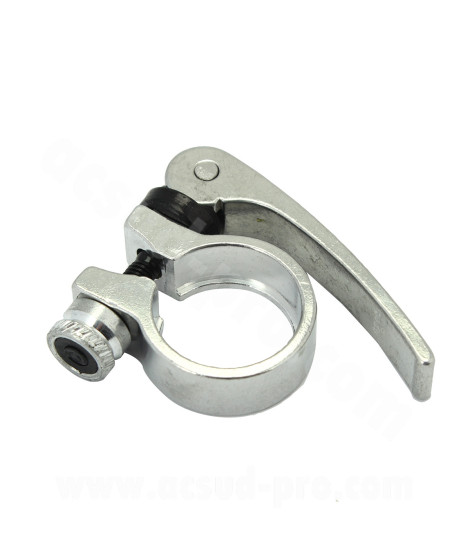 COLLIER DE TIGE SELLE VELO A BLOCAGE RAPIDE ALU Ø28.6