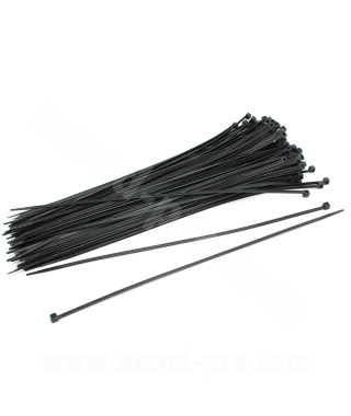 COLLIER RISLAN NOIR 290 x 3.6mm  (SACHET DE 100 PIECES)