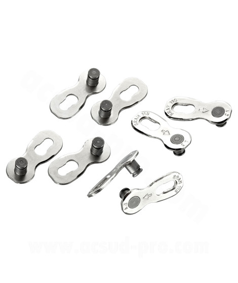 CONNECTEUR CHAINE VELO 11V. SRAM (BLISTER DE 4) (ATTACHE RAPIDE)