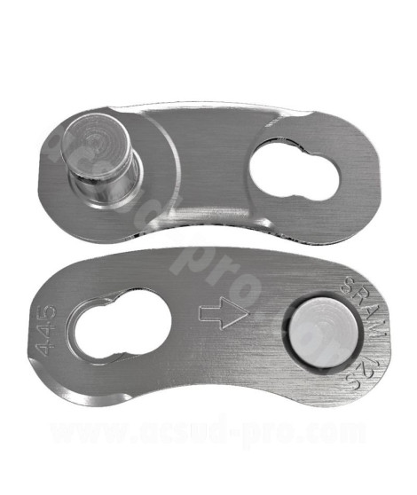 CONNECTEUR CHAINE VELO 12V. SRAM (BLISTER DE 4) (ATTACHE RAPIDE)
