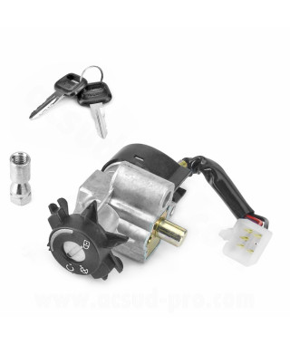 CONTACTEUR A CLE SCOOTER ADAPT. PEUGEOT LUDIX ( SELLE MONO PLACE ) / TREKKER / SPEEDFIGHT (OEM : 755930)