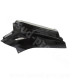 COQUE ARRIERE / CAPOT MOTEUR ADAPT. MBK 50 BOOSTER 2004 / YAMAHA 50 BWS 2004 NOIR METAL