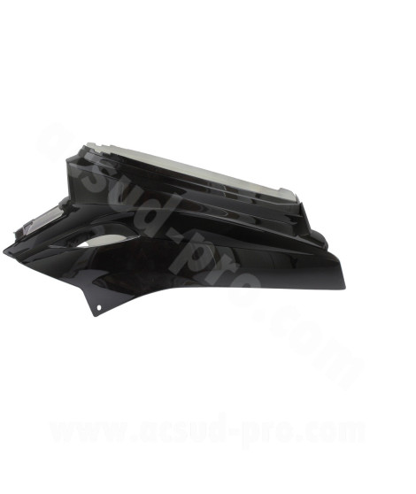 COQUE ARRIERE / CAPOT MOTEUR ADAPT. MBK 50 BOOSTER 2004 / YAMAHA 50 BWS 2004 NOIR METAL