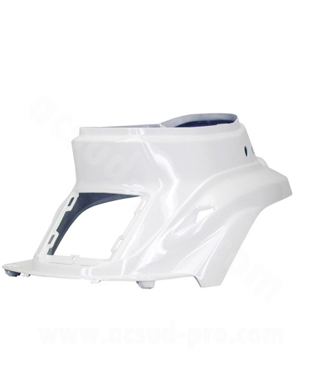 COQUE ARRIERE / CAPOT MOTEUR ADAPT. MBK BOOSTER / YAMAHA BWS BLANC