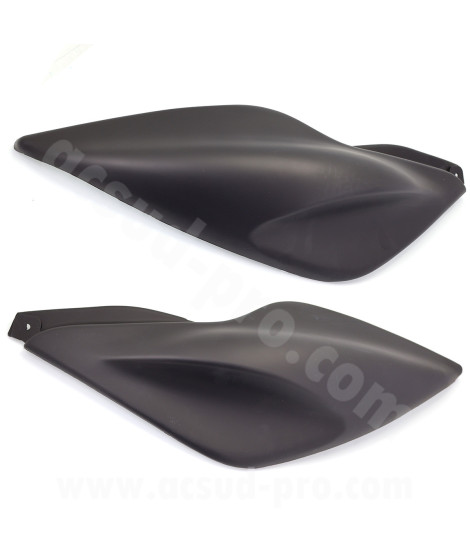 COQUES / CARENAGE ARRIERE ADAPT. MBK NITRO / YAMAHA AEROX 1998-2012 NOIR MAT (OEM : 5BRF173103 - 5BRF174103) (VENDU LA PAIRE)