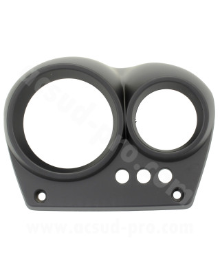 COUVERCLE ENTOURAGE DE COMPTEUR ADAPT. MBK NITRO / YAMAHA AEROX 1998-2012 NOIR MAT (OEM : 5BRF621300)