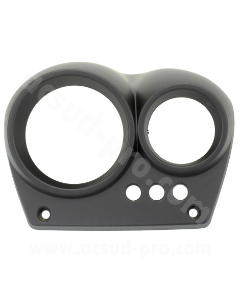 COUVERCLE ENTOURAGE DE COMPTEUR ADAPT. MBK NITRO / YAMAHA AEROX 1998-2012 NOIR MAT (OEM : 5BRF621300)