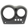 COUVERCLE ENTOURAGE DE COMPTEUR ADAPT. MBK NITRO / YAMAHA AEROX 1998-2012 NOIR MAT (OEM : 5BRF621300)