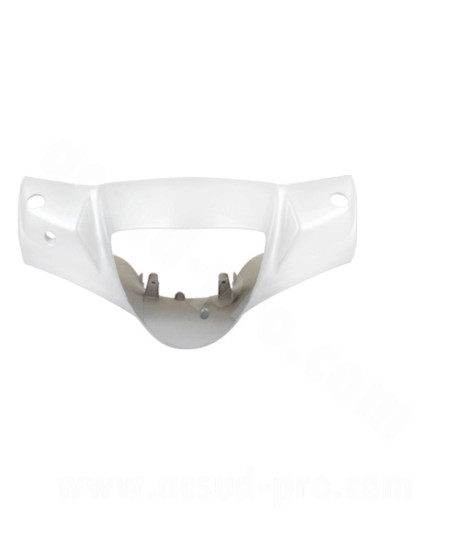 COUVRE GUIDON ADAPT. PIAGGIO LIBERTY 50 / 125 / 150 / 200cc  2004-2014 BLANC PERLE