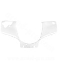 COUVRE GUIDON ADAPT. PIAGGIO ZIP 50 2T AIR / 4T LIQUIDE H2O BLANC