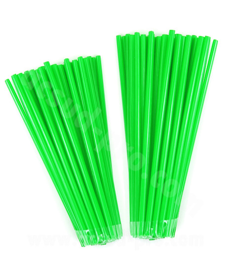 COUVRE RAYONS NOEND 76 PIECES (38 PIECES ROUE DE 19 ET 38 PIECES ROUE DE 21) VERT FLUO