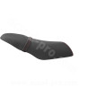 COUVRE SELLE SCOOTER ADAPT. PIAGGIO ZIP 2T H2O NOIR / COUTURE ROUGE (ANTIDERAPANT)