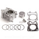 CYLINDRE MAXISCOOTER AIRSAL ALU ADAPT. HONDA SH / PCX 125cc 2011-13 (START AND STOP) Ø52.4mm (axe Ø13)