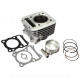 CYLINDRE MOTO OPM ALU ADAPT. SUZUKI GS / GN / DR 150cc 4T (MOTEUR TYPE 157FMI) (axe Ø14)