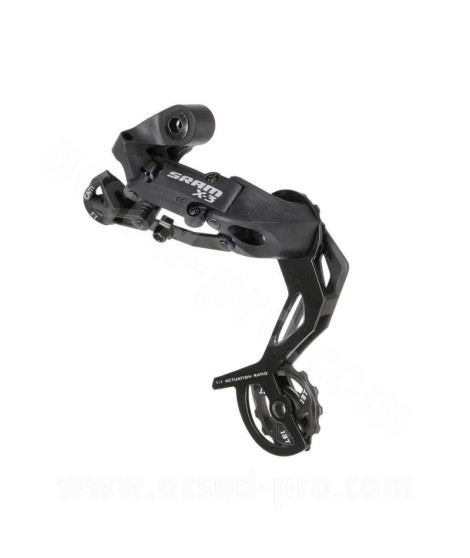 DERAILLEUR ARRIERE 7/8V. VTT SRAM X3 CHAPE LONGUE NOIR