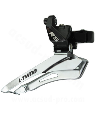 DERAILLEUR AVANT ROUTE L-TWOO R5 DOUBLE PLATEAUX 9V. A COLLIER