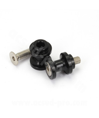 DIABOLO DE BEQUILLE DE STAND NOIR  OPM  M10 X 125 / KAWASAKI (LA PAIRE)