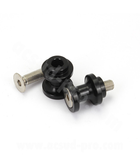 DIABOLO DE BEQUILLE DE STAND NOIR  OPM  M10 X 125 / KAWASAKI (LA PAIRE)