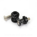 DIABOLO DE BEQUILLE DE STAND NOIR  OPM  M10 X 125 / KAWASAKI (LA PAIRE)