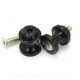 DIABOLO DE BEQUILLE DE STAND NOIR  OPM  M8 X 125 / HONDA / SUZUKI  (LA PAIRE)