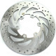 DISQUE DE FREIN AVANT MAXISCOOTER RB MAX ADAPT. PIAGGIO BEVERLY 125-300- 350CC 2011-2017 Ø300mm  (OEM : 58546R5)