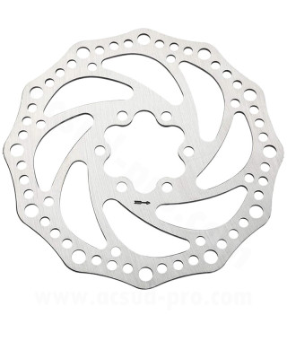 DISQUE FREIN VELO LB-R6 Ø180mm 6 TROUS