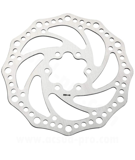 DISQUE FREIN VELO LB-R6 Ø180mm 6 TROUS