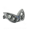 DOUBLE OPTIQUE TNT 4 LAMPES HALOGENE + LEDS BLEU ADAPT. YAMAHA NITRO / AEROX IMIT CARBONE *