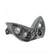 DOUBLE OPTIQUE TNT 4 LAMPES HALOGENE + LEDS BLEU ADAPT. YAMAHA NITRO / AEROX NOIR  *