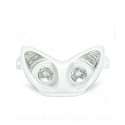 DOUBLE OPTIQUE TNT AVEC CLIGNOTANT LEDS ADAPT. YAMAHA NITRO / AEROX BLANC *