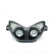 DOUBLE OPTIQUE TNT AVEC CLIGNOTANT LEDS ADAPT. YAMAHA NITRO / AEROX IMIT CARBONE *