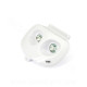 DOUBLE OPTIQUE TNT HALOGENE ADAPT. MBK 50 BOOSTER 1999-2003 / YAMAHA 50 BWS 1999-2003 BLANC *