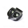 DOUBLE OPTIQUE TNT HALOGENE ADAPT. MBK 50 BOOSTER 1999-2003 / YAMAHA 50 BWS 1999-2003  IMIT CARBONE *