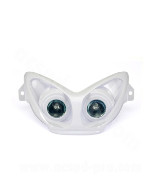 DOUBLE OPTIQUE TNT HALOGENE FUTURA ADAPT. YAMAHA NITRO / AEROX BLANC *
