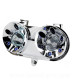 DOUBLE OPTIQUE TNT HALOGENE SPACE ADAPT. YAMAHA ROCKET CHROME / BLEU *