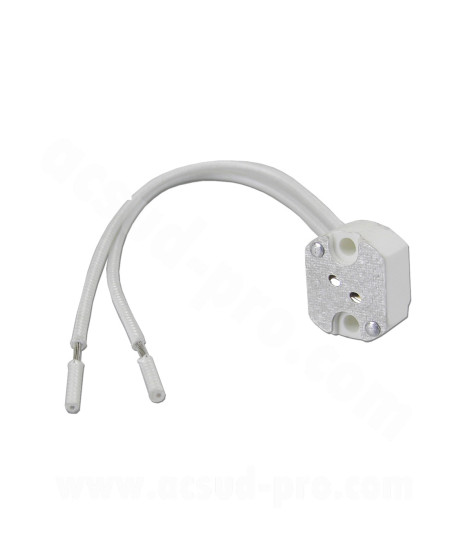 DOUILLE CERAMIQUE POUR AMPOULE / LAMPE DICHROIQUE