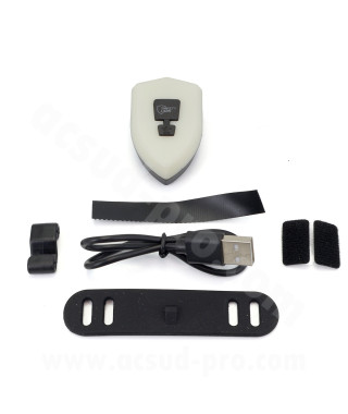 ECLAIRAGE VELO LED USB SAFETY LABS COMPATIBLE CASQUE E-BAHN 2.0