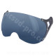 ECRAN CASQUE JET HELIOS SB13B FUME (FIXATION NOIR) *