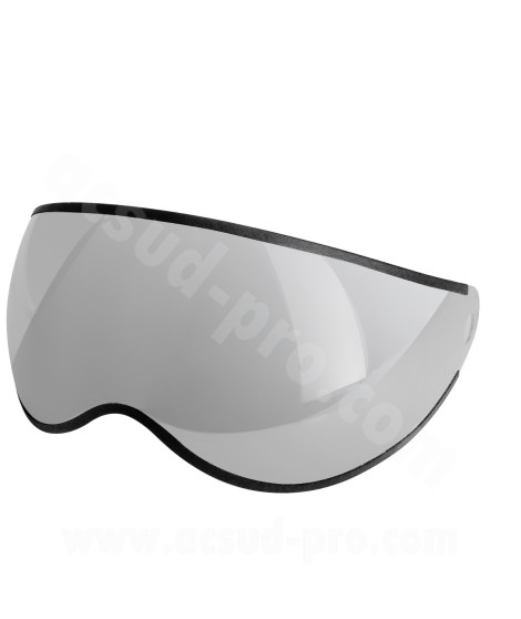 ECRAN CHROME CASQUE 1/2 JET PUCK SB23 (ANCIEN MODELE - PETIT DIAMETRE)  *