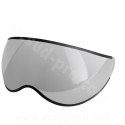 ECRAN CHROME CASQUE 1/2 JET PUCK SB23 (ANCIEN MODELE - PETIT DIAMETRE)  *