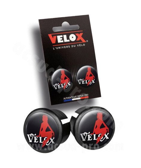 EMBOUT DE GUIDON ROUTE PIN UP VELOX (LA PAIRE)