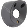 EMBOUT ECHAPPEMENT RB MAX ADAPT. YAMAHA TMAX 530 2017-2019  SX / DX  NOIR MAT (OEM : BC3147990000)