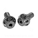 EMBOUT GUIDON CNC MOLETE RB MAX ADAPT. YAMAHA TMAX 500 CARBONE (LA PAIRE)